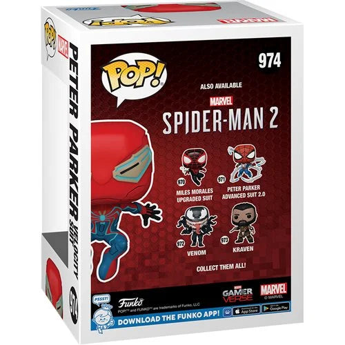 Funko Pop Spider-Man 2: Spider-Man Velocity Suit - EE Exclusive (974)