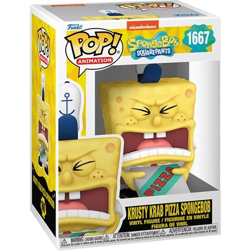 Funko Pop Nickelodeon SpongeBob SquarePants 25th Anniversary: Krusty Krab Pizza SpongeBob (1667)