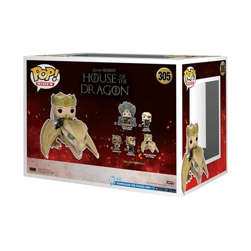 Funko Pop Rides House of the Dragon: Queen Rhaenyra with Syrax (305)