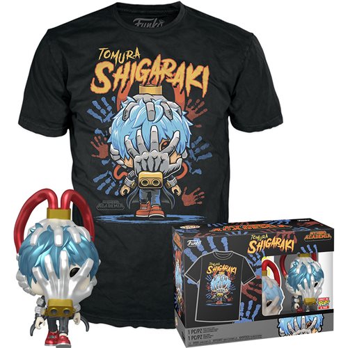 Funko Pop Tees My Hero Academia: Tomura Shigaraki Metallic (784) + T-shirt